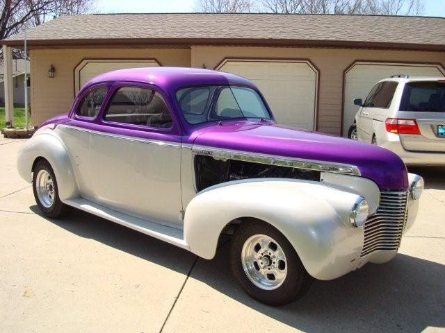 Artie Sharon Bakers 40 Chevy House of Colors Passion Purple over Vanilla